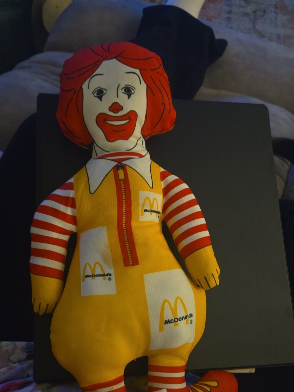 McDonald's Ronald Plush Doll in Red, Yellow, White
